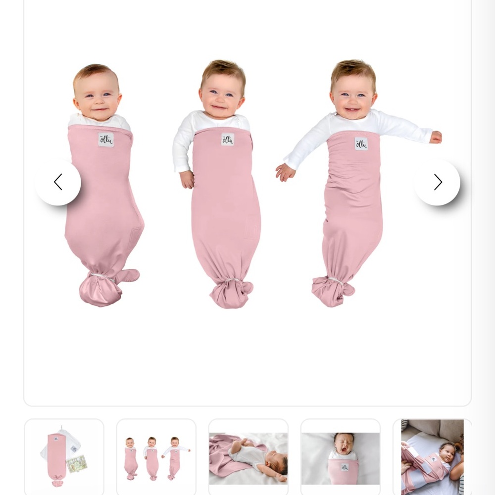 Ollie barely used Cozy Pink Sleep Sack for Babies